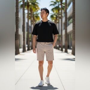 Robert Barakett Motion Knit Lomita Short Summer Pink Size 40